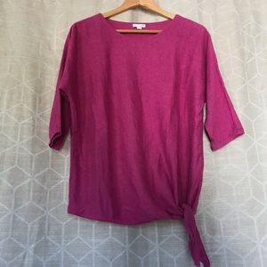 J.jill Linen Blend Blouse
